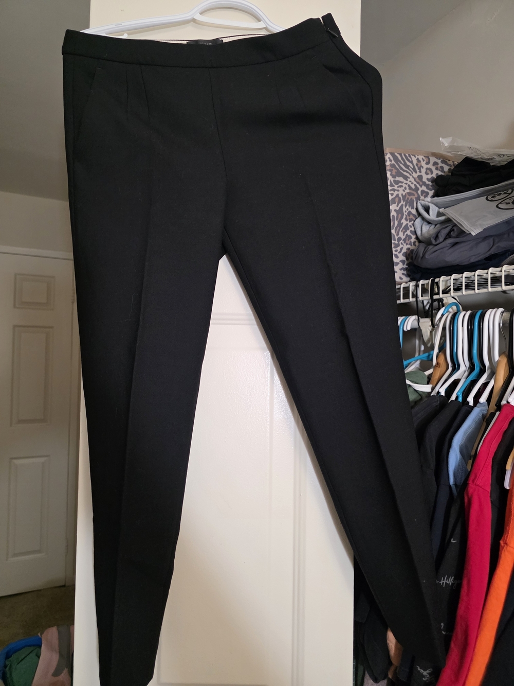 J. Crew Black Skinny Ponte Ankle Pants